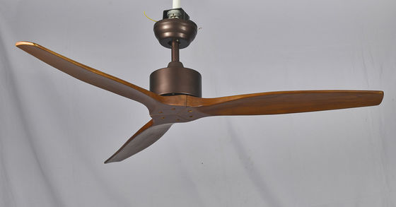 Cuchillas teledirigidas modernas interiores de Ploywood del motor 3 de DC de la luz de la fan de techo de Dimmable