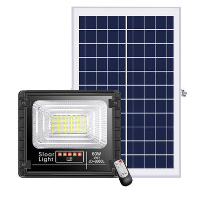 25w 150w luces accionadas solares al aire libre solares de la seguridad de la luz de inundación de 300 vatios 80lm/w 3.7V