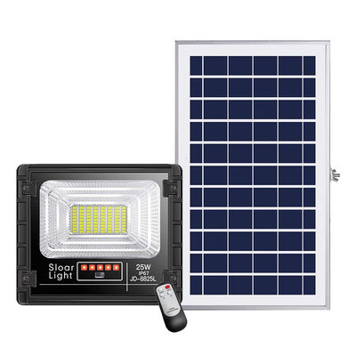 25w 150w luces accionadas solares al aire libre solares de la seguridad de la luz de inundación de 300 vatios 80lm/w 3.7V