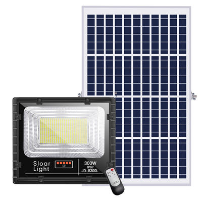 25w 150w luces accionadas solares al aire libre solares de la seguridad de la luz de inundación de 300 vatios 80lm/w 3.7V