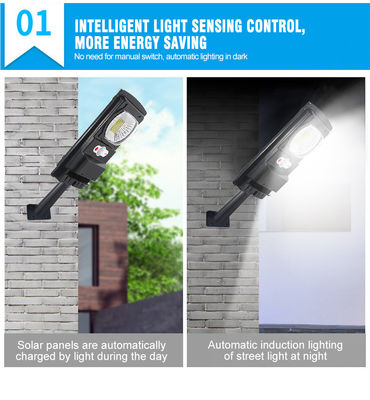 hogar accionado solar de la luz de calle de 6500K 12v DC 100W LED 110lm/W usando