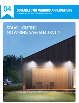 hogar accionado solar de la luz de calle de 6500K 12v DC 100W LED 110lm/W usando