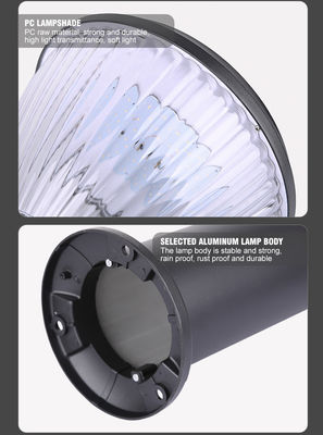 35/65/85 amortiguador solar de acero inoxidable de la ayuda de la luz 6500LM del jardín del cm LED
