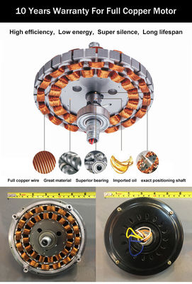Cuchilla retractable invisible teledirigida decorativa moderna de 4100k Crystal Ceiling Fan With Light