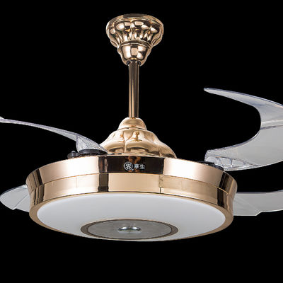 5250lm sin cuchilla 70W luz retractable de la fan de techo de 42 pulgadas con teledirigido