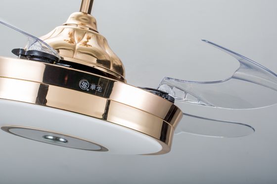 5250lm sin cuchilla 70W luz retractable de la fan de techo de 42 pulgadas con teledirigido