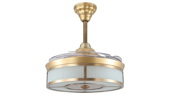 cuchillas invisibles retractables teledirigidas de la luz 220VAc de la fan de techo de 42 pulgadas 3500K