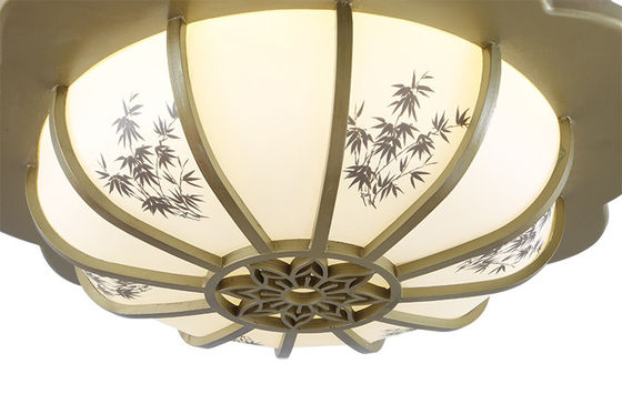4 luz retractable moderna invisible de acrílico 220v de la fan de techo de las cuchillas 5250lm
