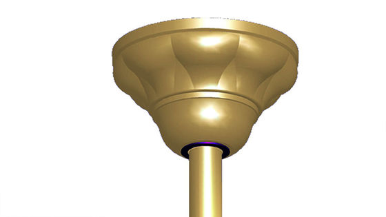 Luz retractable de la fan de techo de Crystal Lampshade Silent LED 36W con las cuchillas plegables