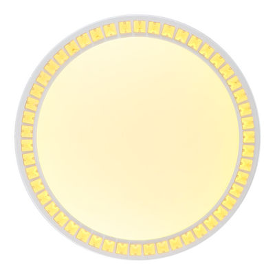 Fan de techo plegable blanca decorativa moderna de 5250lm 70W con la luz para el hogar
