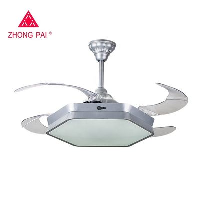 Velocidad rápida 42&quot; del EMC luz retractable de la fan de techo de Dimmable con las cuchillas plegables