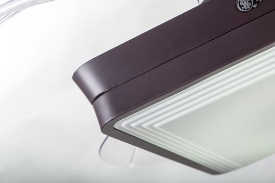 Brown luz retractable de la fan de techo del soporte rasante de 70 vatios con 5250lm remoto