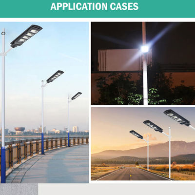 lámpara al aire libre solar Ip65 de las luces de calle de 6000K 100W 200W 300W teledirigida