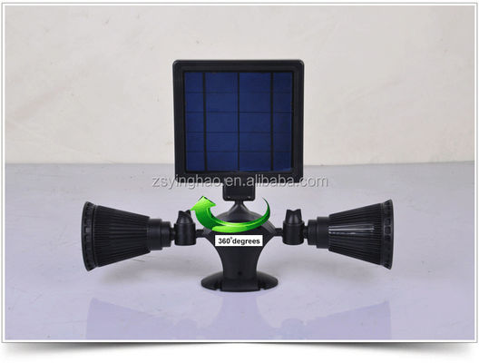 el proyector solar del sensor de movimiento de 12LEDs 20-600Lumen se dobla el proyector solar principal