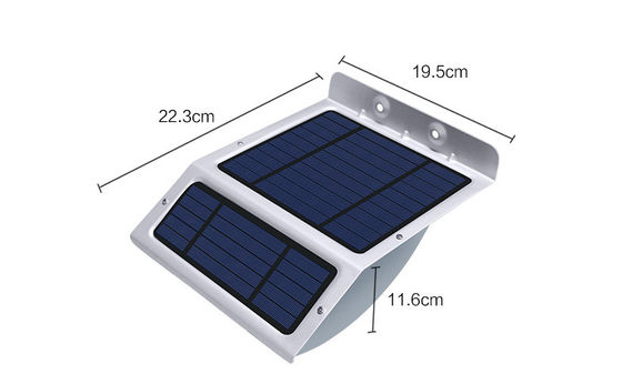 luz de la pared del sensor solar de 6000-7000K 20pcs LED para hacer publicidad de la iluminación