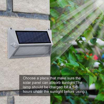 luz de la pared del sensor solar de 3.7V 1200mAh LED