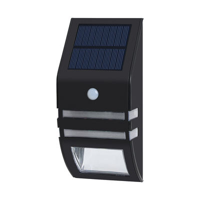 Hora laborable al aire libre 8-10Hours de 120LM LED del sensor solar de la luz negra de la pared