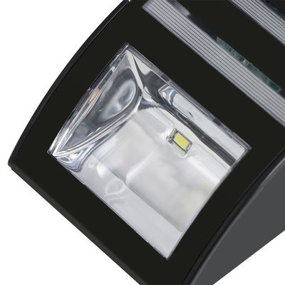 Hora laborable al aire libre 8-10Hours de 120LM LED del sensor solar de la luz negra de la pared