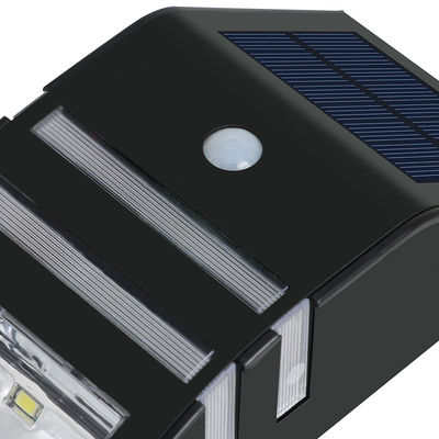 Hora laborable al aire libre 8-10Hours de 120LM LED del sensor solar de la luz negra de la pared