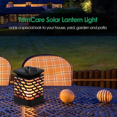 Linterna solar chispeante de la llama de 30-40LM que oscila 3000K-3500K que cuelga la luz solar del jardín
