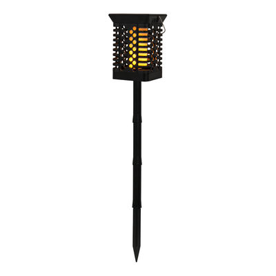 Antorcha de la lámpara de IP65 que oscila 75 LED del jardín de la llama solar solar blanca caliente de la luz 100lm/w