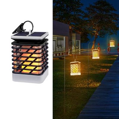 Antorchas solares de la llama de 3500K 40LM LED de las linternas solares inalámbricas blancas calientes del jardín