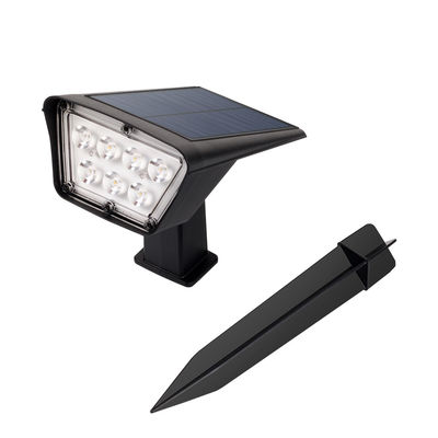 luz solar al aire libre del jardín de 20000hour 300lm LED ángulo de haz de 180 grados