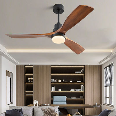 Fan de techo elegante de Dimmable AC/DC120V 65W con 3 velocidades ligera y remota