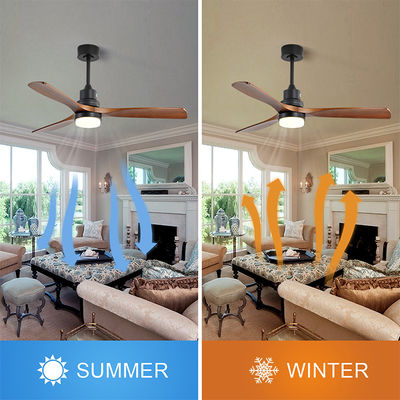 Fan de techo elegante de Dimmable AC/DC120V 65W con 3 velocidades ligera y remota