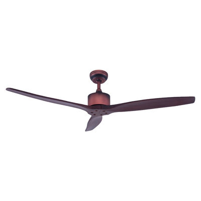 110v decorativo 75w fan de techo rasante del soporte de 52 pulgadas con ligero y remoto