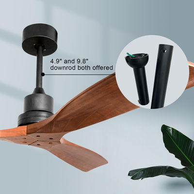 luz de madera de la fan de techo de la cuchilla 4100K 3