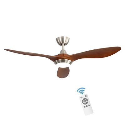 Fan de techo eléctrica moderna de la cuchilla del ABS del hierro de 5000K 35Watt con teledirigido