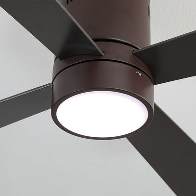 fan de techo moderna del estilo de la cuchilla del metal de 65W 48Inch 4