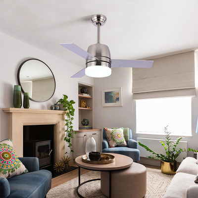 65W 3000K 36 fan de techo del metal de la cuchilla del hierro 3 de la luz de la fan de techo de la pulgada