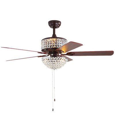 Cuchilla brillante estupenda cinco 2000 fans de techo de la cuchilla del metal del lumen para la cocina 65Watt