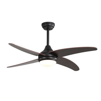 ahorro de la energía de la lámpara de la fan de techo de la cuchilla del metal de la madera contrachapada del hierro de 3000-5000K 50000Hour