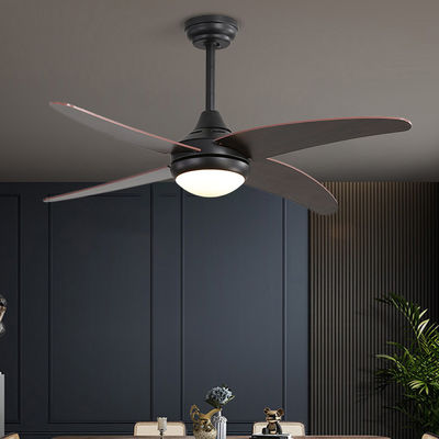 ahorro de la energía de la lámpara de la fan de techo de la cuchilla del metal de la madera contrachapada del hierro de 3000-5000K 50000Hour