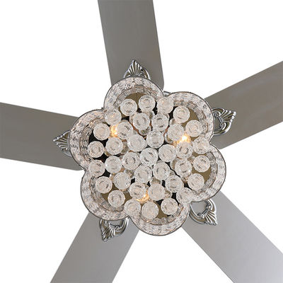 18w soporte rasante Crystal Chandelier Ceiling Fan