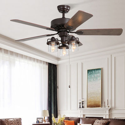 luz de 52Inch Crystal Cooling Air Ceiling Fan