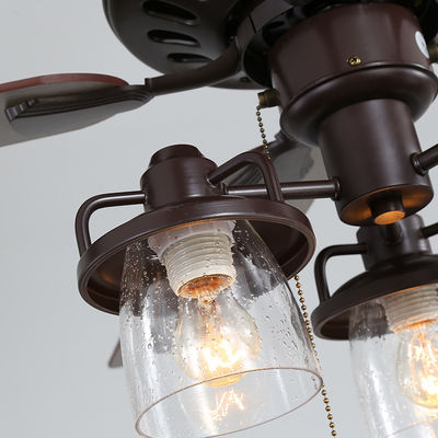 luz de 52Inch Crystal Cooling Air Ceiling Fan