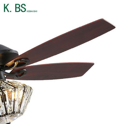 fans de techo decorativas de la sala de estar de 65W 120V/brillo estupendo brillante de la fan de techo