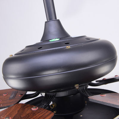 Westing contiene el negro 110AC Crystal Ceiling Fan Light de los 52cm 5 cuchillas 3 pantallas