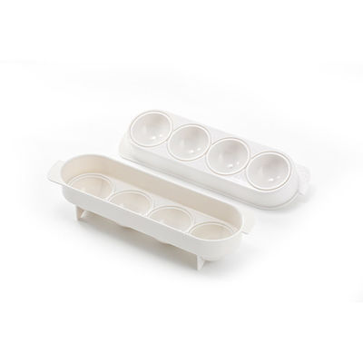 Cubo de hielo esférico de los productos 115g del artículos de cocina del silicón de la UE del CE Tray With Lid