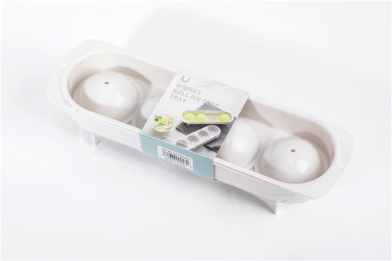 Cubo de hielo esférico de los productos 115g del artículos de cocina del silicón de la UE del CE Tray With Lid