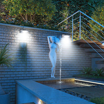 Luces impermeables de la pared del sensor solar de 200LM 21pcs LED para el jardín