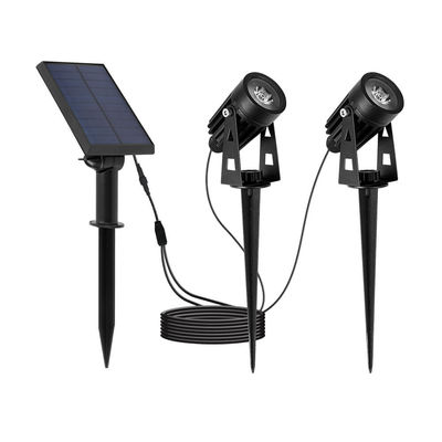 jardín accionado solar Spike Lights/proyectores que ajardinan solares de 6000K 100-200LM