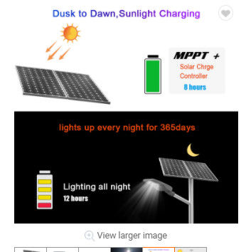 200lm 6000k teledirigido llevó la luz de inundación solar