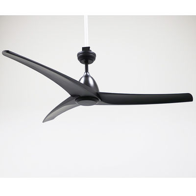 Negro/fan de techo de madera sólida del níquel hogar teledirigido/comercial de 60 pulgadas usado
