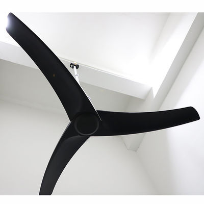 Negro/fan de techo de madera sólida del níquel hogar teledirigido/comercial de 60 pulgadas usado