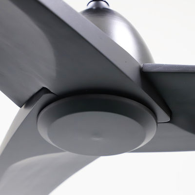 Negro/fan de techo de madera sólida del níquel hogar teledirigido/comercial de 60 pulgadas usado